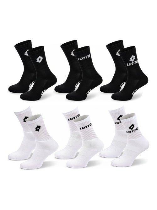 Chaussettes SPORT LOTTO CREW - Pack de 6 Paires - Kiabi