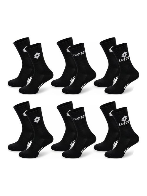 Chaussettes SPORT LOTTO CREW - Pack de 6 Paires - Kiabi