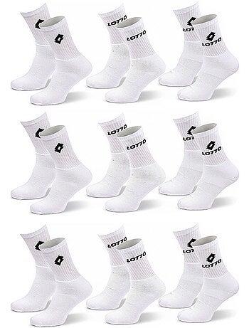 Chaussettes SPORT LOTTO CREW - Pack de 9 Paires