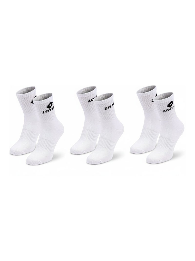 Chaussettes SPORT LOTTO CREW - Pack de 9 Paires Blanc - Kiabi