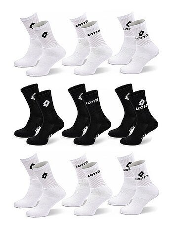 Chaussettes SPORT LOTTO CREW - Pack de 9 Paires