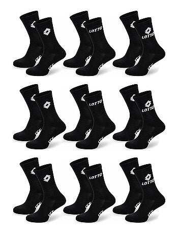 Chaussettes SPORT LOTTO CREW - Pack de 9 Paires