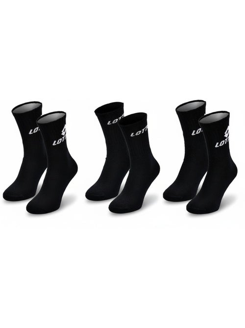 Chaussettes SPORT LOTTO CREW - Pack de 9 Paires - Kiabi