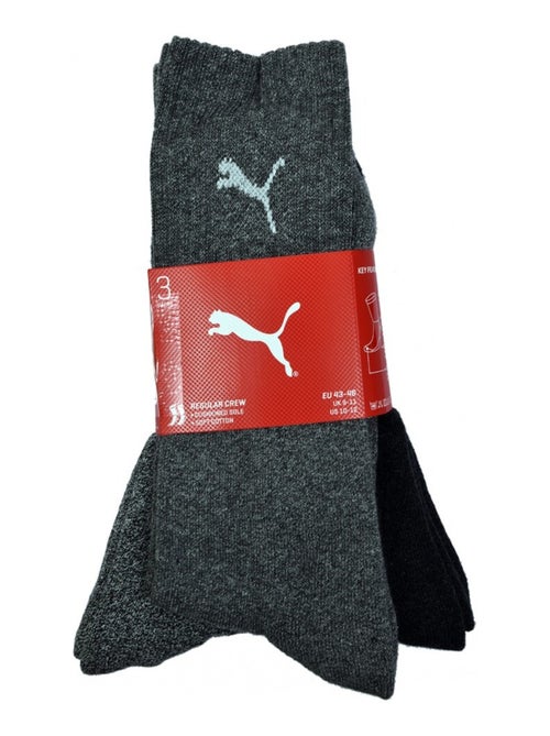 Chaussettes Sport PUMA Tennis CREW - Pack de 3 - Kiabi