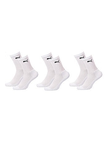 Chaussettes Sport PUMA Tennis CREW JUNIOR - Pack de 3