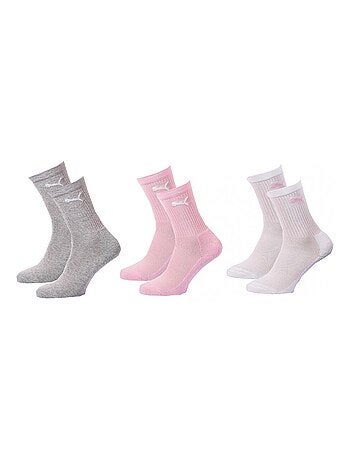 Chaussettes Sport PUMA Tennis CREW JUNIOR - Pack de 3