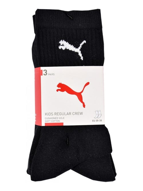 Chaussettes Sport PUMA Tennis CREW JUNIOR - Pack de 3 - Kiabi