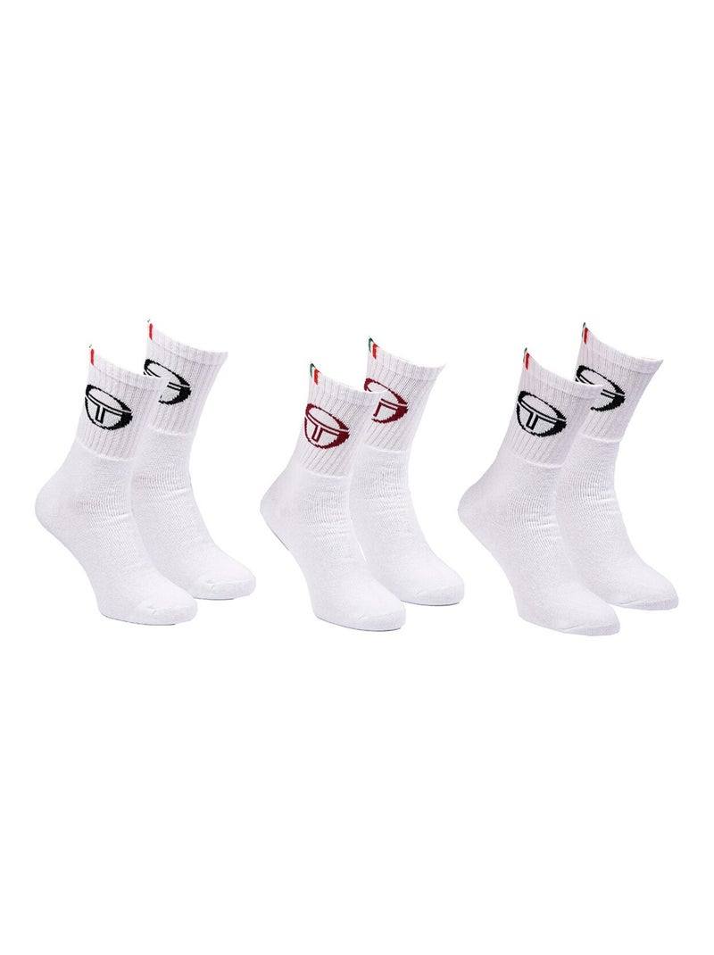 Chaussettes SPORT SERGIO TACCHINI - Pack de 3 Paires Multicolore - Kiabi