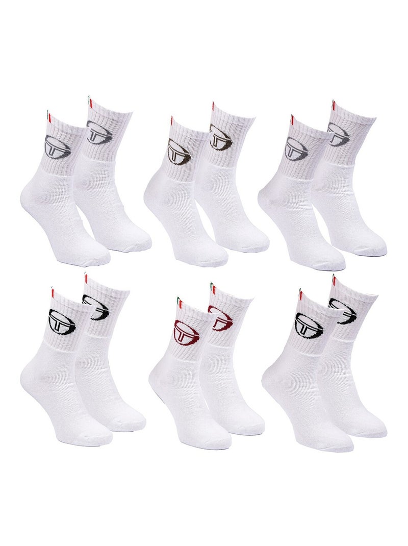 Chaussettes SPORT SERGIO TACCHINI - Pack de 6 Paires Multicolore - Kiabi