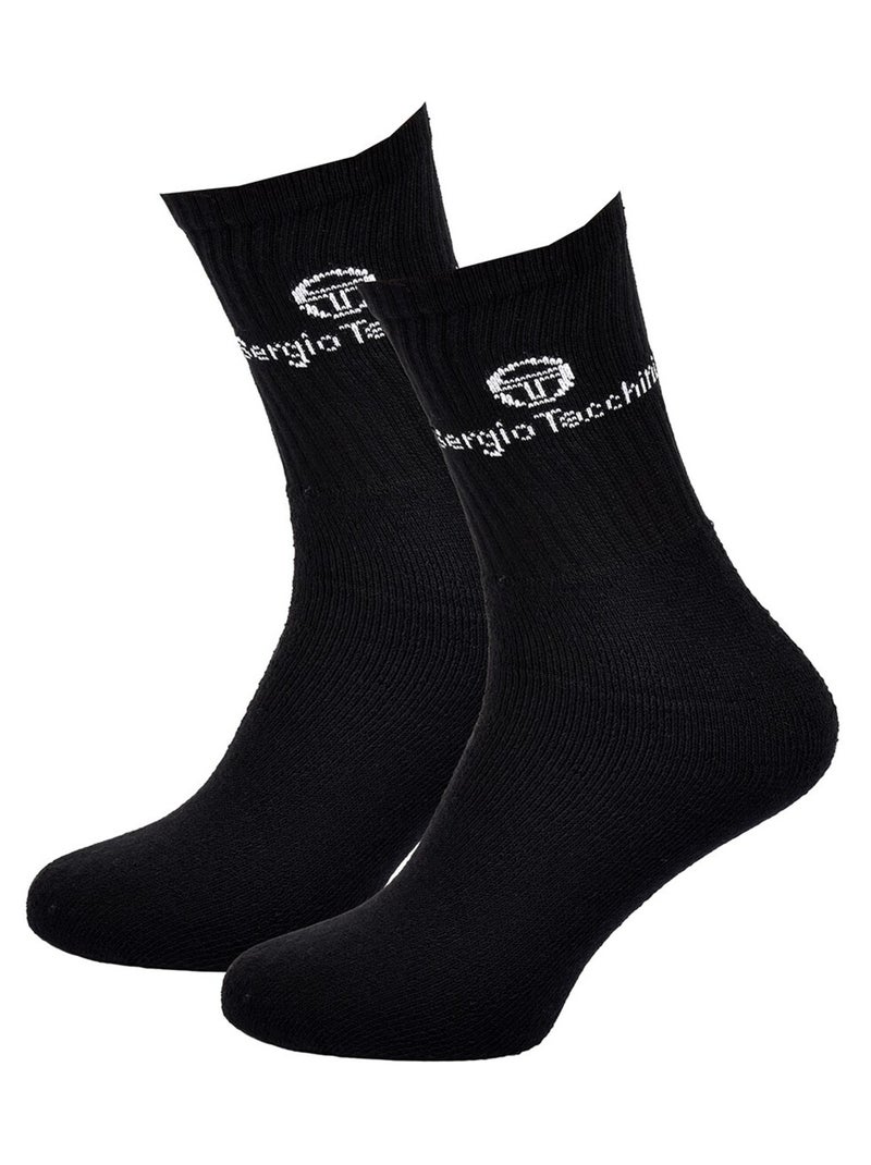 Chaussettes SPORT SERGIO TACCHINI - Pack de 6 Paires Noir - Kiabi