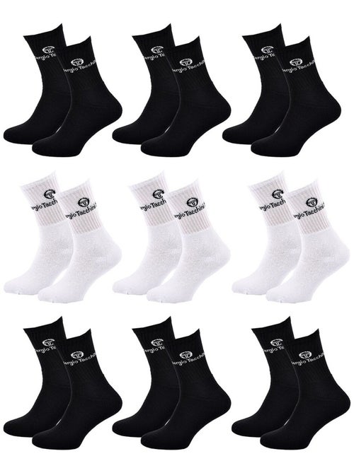 Chaussettes SPORT SERGIO TACCHINI - Pack de 9 Paires - Kiabi
