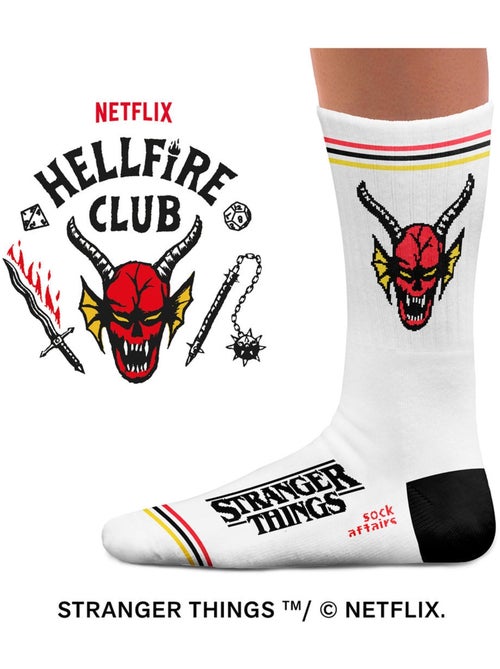 Chaussettes Sport Stranger Things Hellfire Club - Kiabi
