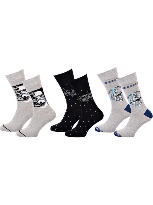 Chaussettes Star Wars - Pack de 3 - Kiabi