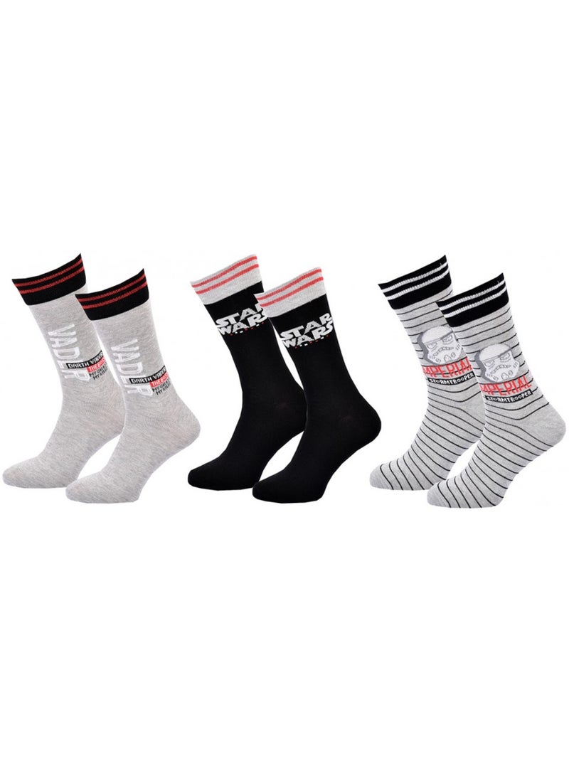 Chaussettes Star Wars - Pack de 3 Multicolore - Kiabi