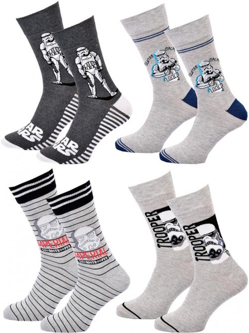 Chaussettes Star Wars - Pack de 4 - Kiabi
