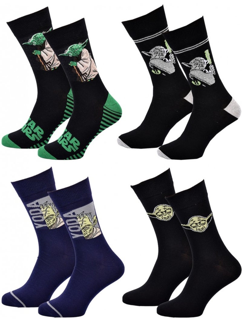Chaussettes Star Wars - Pack de 4 Multicolore - Kiabi