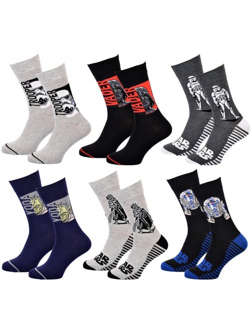 Chaussettes Star Wars - Pack de 6 - Kiabi