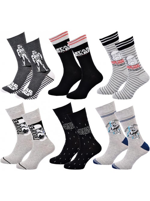 Chaussettes Star Wars - Pack de 6 - Kiabi