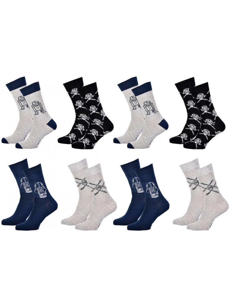 Chaussettes Star Wars - Pack de 8 Multicolore - Kiabi