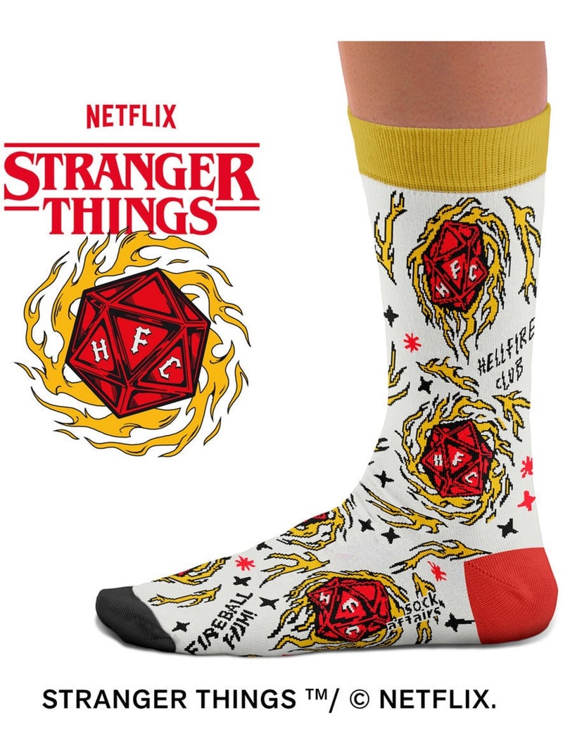 Chaussettes Stranger Things D20 Rouge - Kiabi