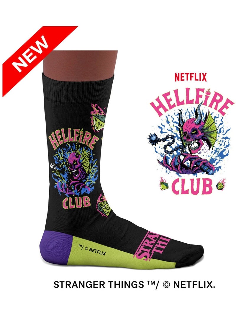 Chaussettes Stranger Things Demogorgon Rouge - Kiabi