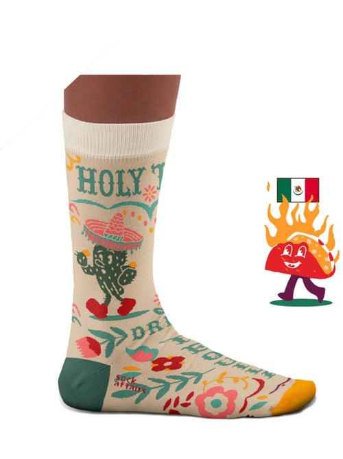 Chaussettes Tacos Mexicains - Kiabi