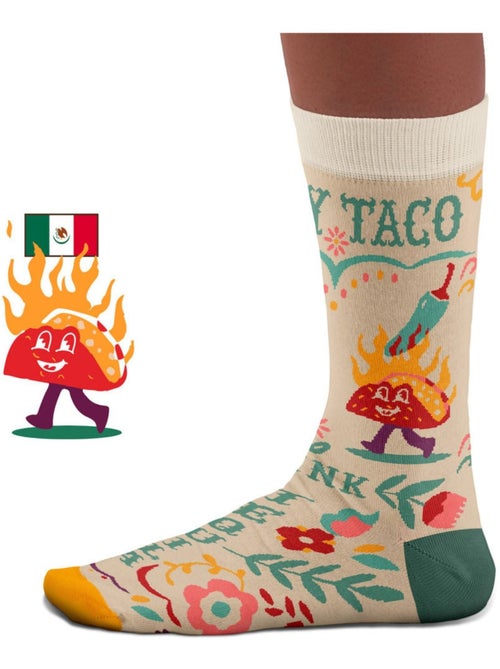 Chaussettes Tacos Mexicains - Kiabi