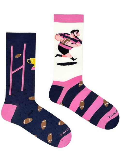 Chaussettes Takapara Rugby - Kiabi