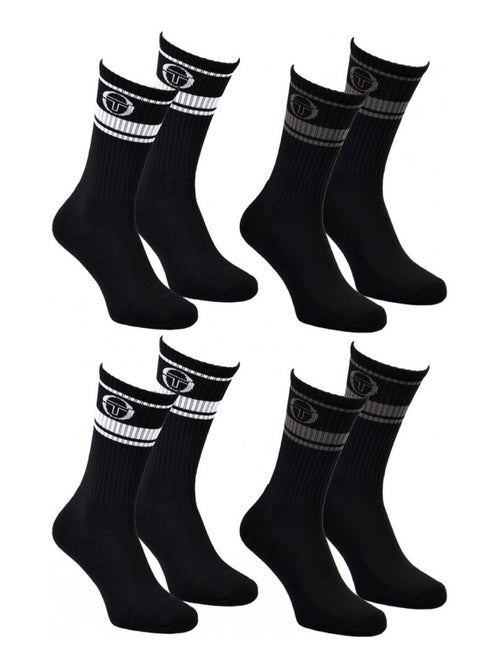 Chaussettes TENNIS SERGIO TACCHINI Lot de 4 Paires - Kiabi