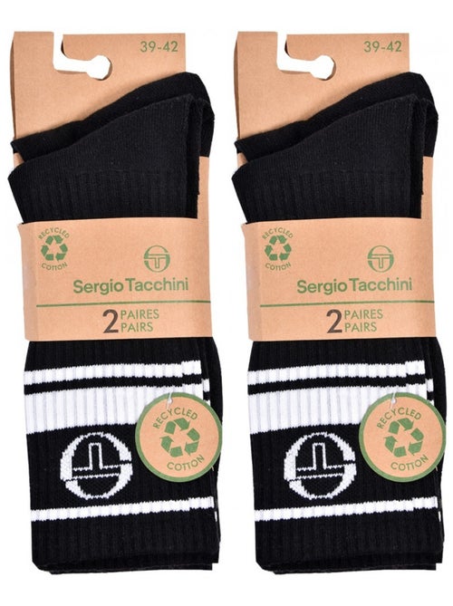 Chaussettes TENNIS SERGIO TACCHINI Lot de 4 Paires - Kiabi
