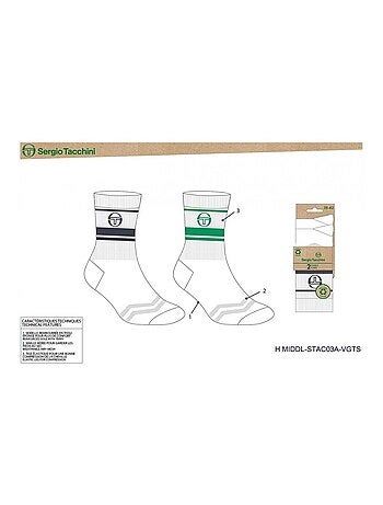 Chaussettes TENNIS SERGIO TACCHINI