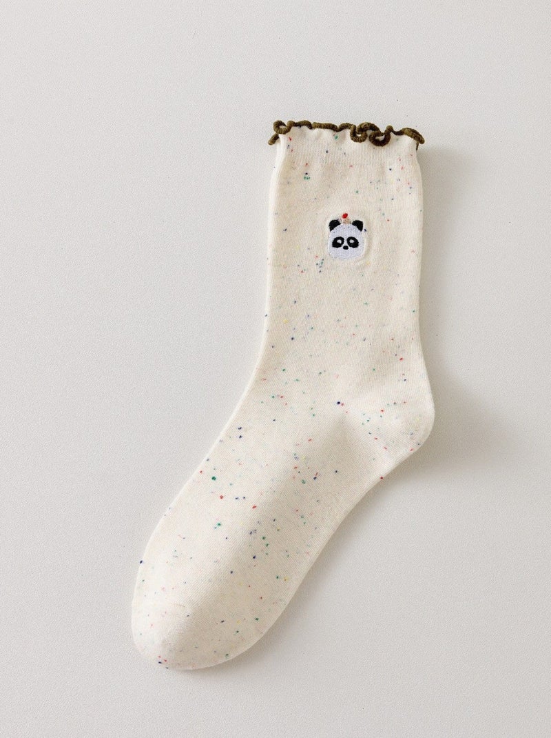 Chaussettes Têtes Animaux & Volants Marron - Kiabi