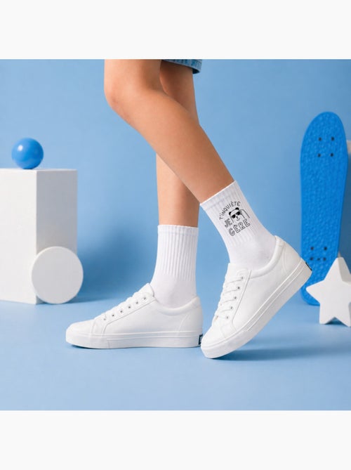 Chaussettes T'INQUIETE JE GERE - Kiabi