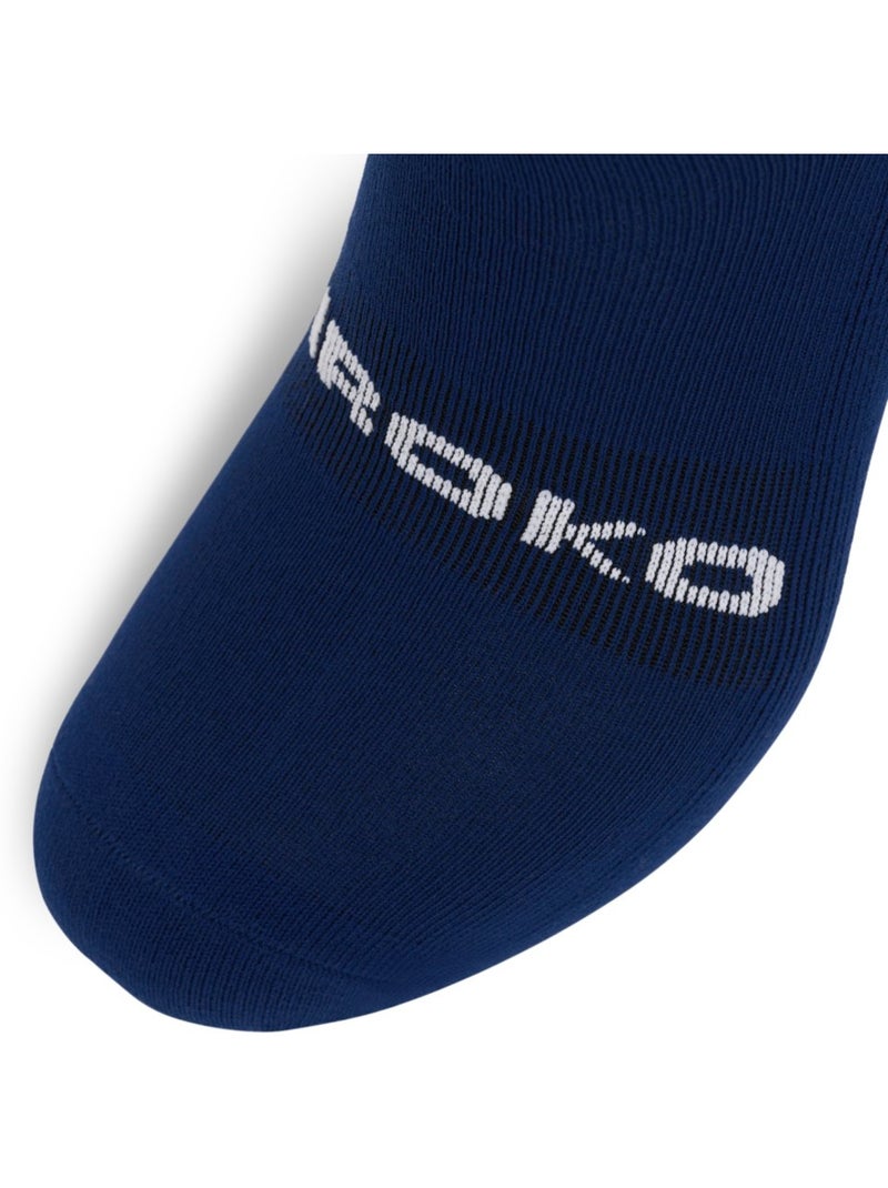 Chaussettes trail running mi-mollet homme et femme hardrock navy Bleu - Kiabi