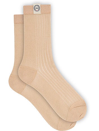 Chaussettes transparentes Dim x Inès de La Fressange