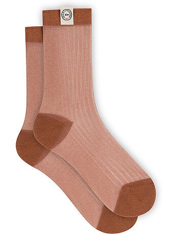 Chaussettes transparentes Dim x Inès de La Fressange
