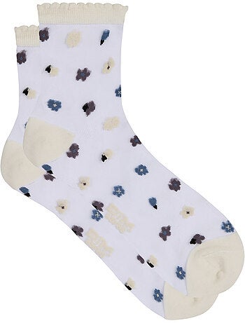 Chaussettes transparentes Socks Petal