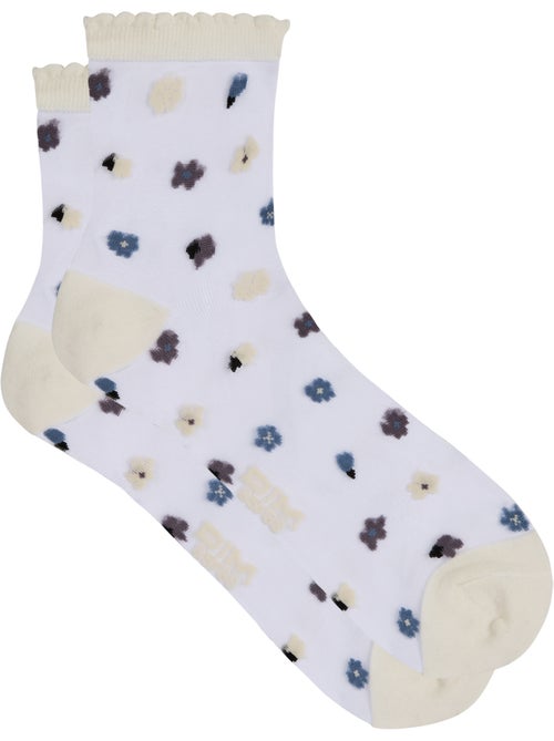 Chaussettes transparentes Socks Petal - Kiabi