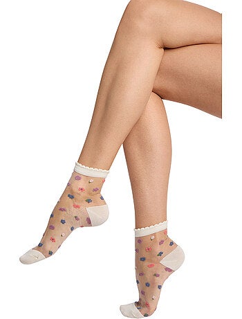 Chaussettes transparentes Socks Petal
