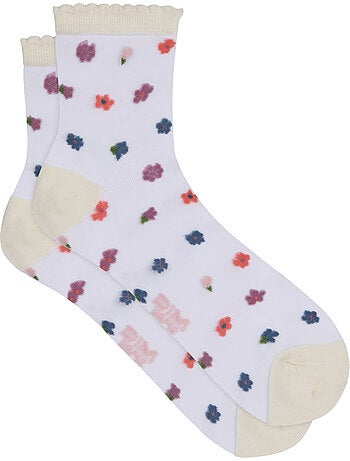 Chaussettes transparentes Socks Petal