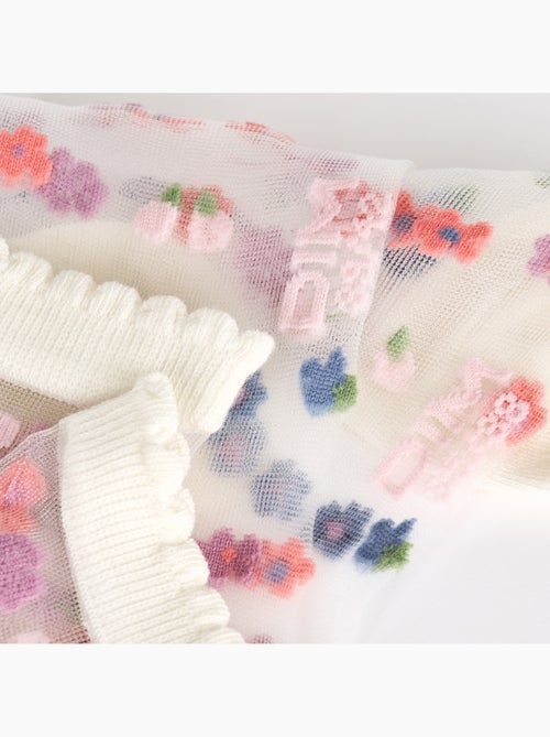 Chaussettes transparentes Socks Petal - Kiabi