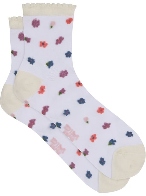 Chaussettes transparentes Socks Petal - Kiabi