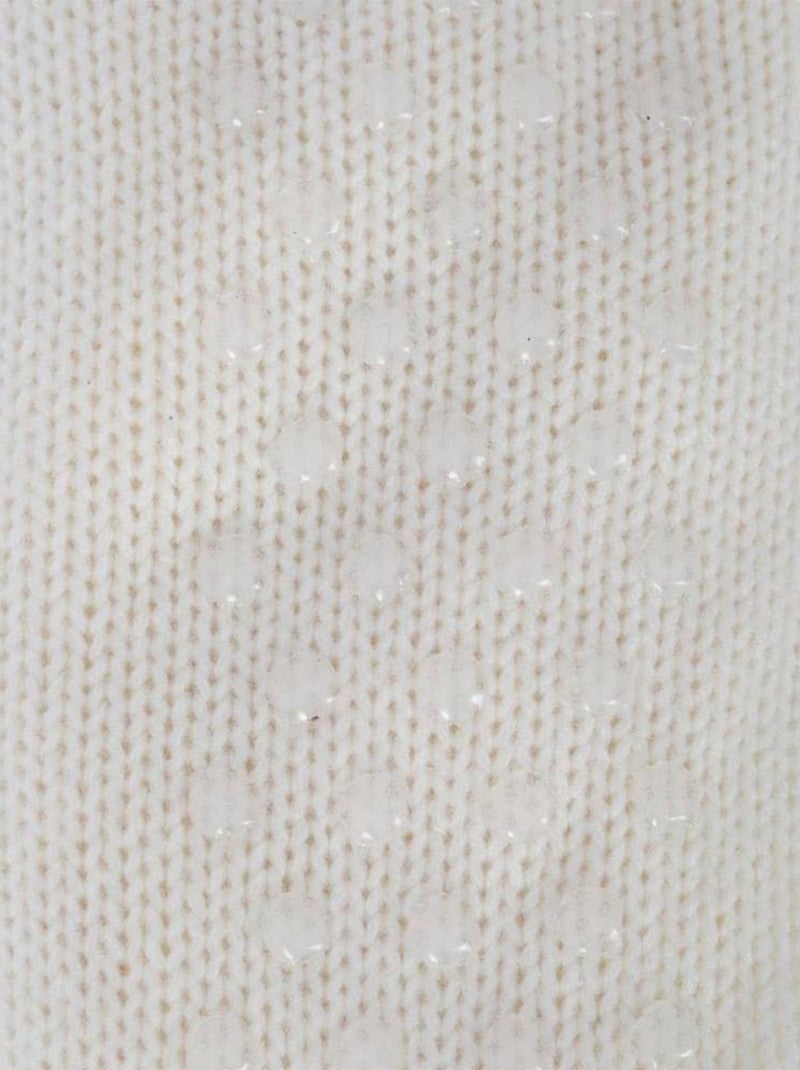 Chaussettes tricot taille unique ivoire Blanc - Kiabi