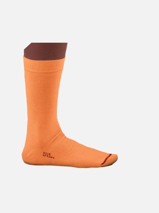 Chaussettes Unies Coton Bio Pêches