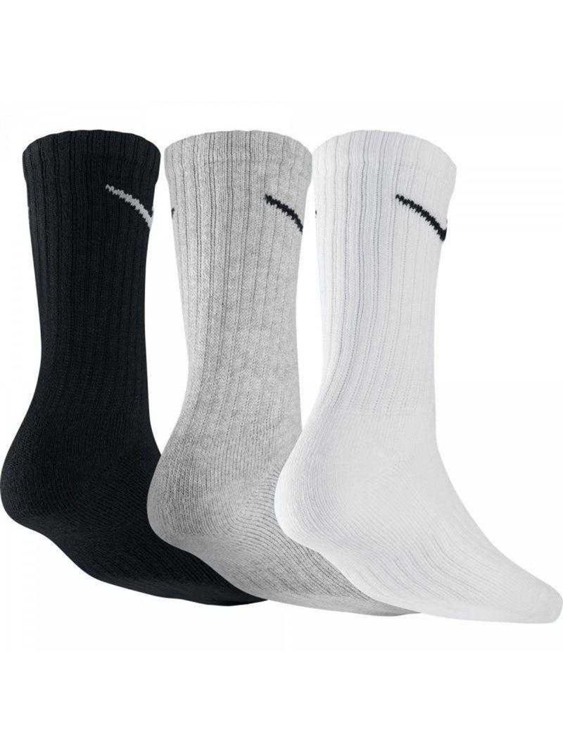 Chaussettes value - nike Blanc Argenté Noir - Kiabi