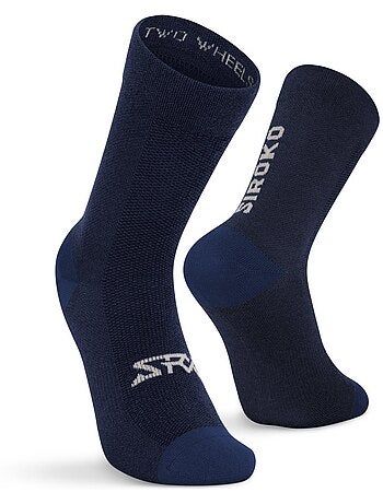 Chaussettes vélo avec laine mérinos cyclisme homme et femme srx arctic