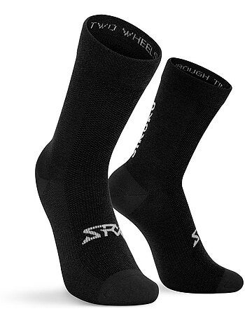 Chaussettes vélo avec laine mérinos cyclisme homme et femme srx grappa