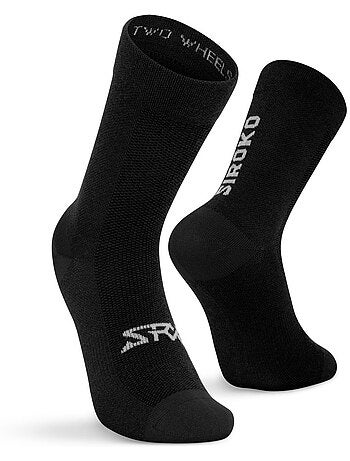 Chaussettes vélo avec laine mérinos cyclisme homme et femme srx grappa