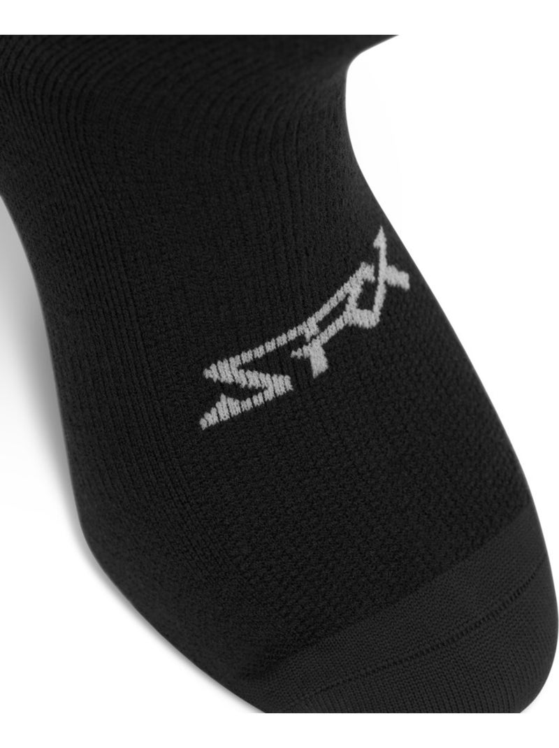 Chaussettes vélo avec laine mérinos cyclisme homme et femme srx grappa Noir - Kiabi