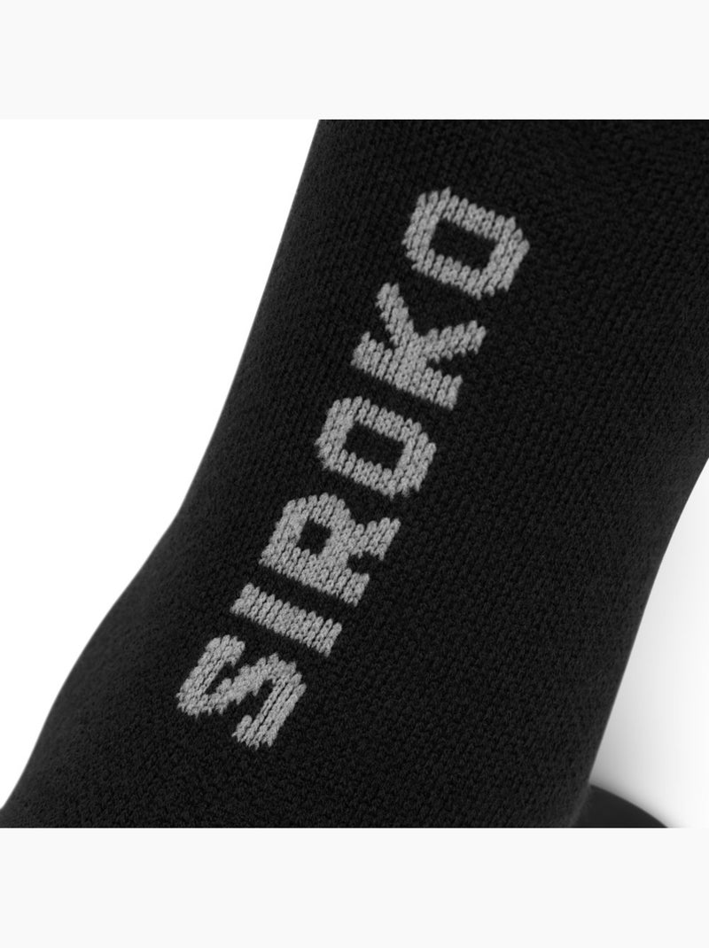 Chaussettes vélo avec laine mérinos cyclisme homme et femme srx grappa Noir - Kiabi